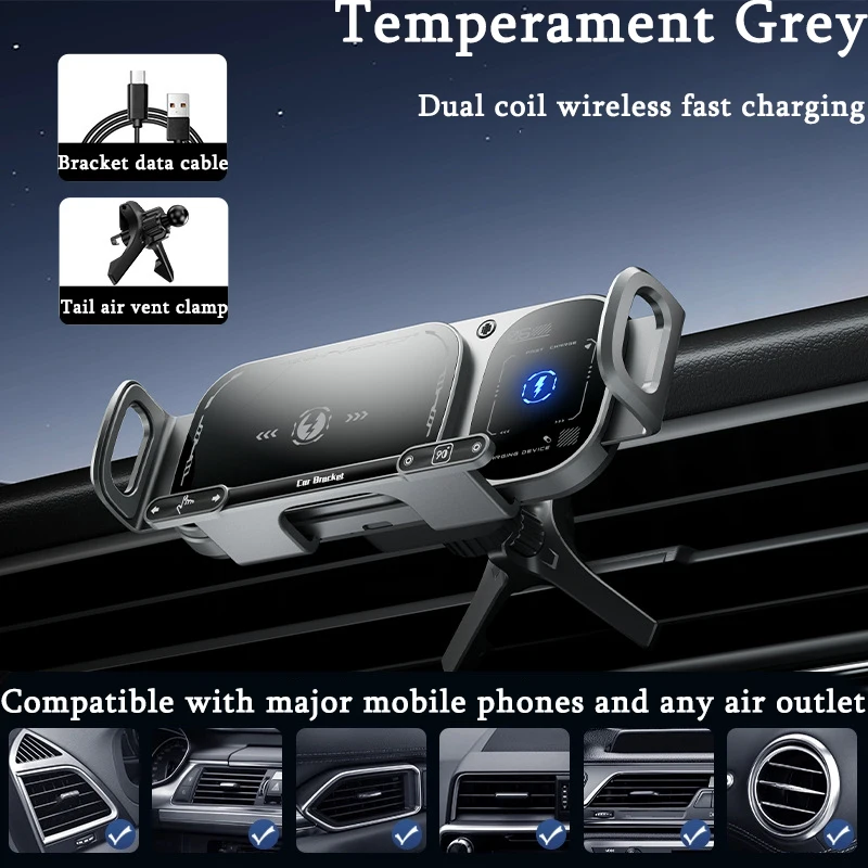 Автомобильное беспроводное зарядное устройство 2 в 1, держатель для телефона, сенсорная поворотная подставка для Samsung Galaxy Fold 6 5 4 3 Z Flip Iphone 16 15 14 13 12 11Pro Max
Автомобильное беспроводное зарядное устройство 2 в 1, держатель для телефона, сенсорная поворотная подставка для Samsung Galaxy Fold 6 5 4 3 Z Flip Iphone 16 15 14 13 12 11Pro Max