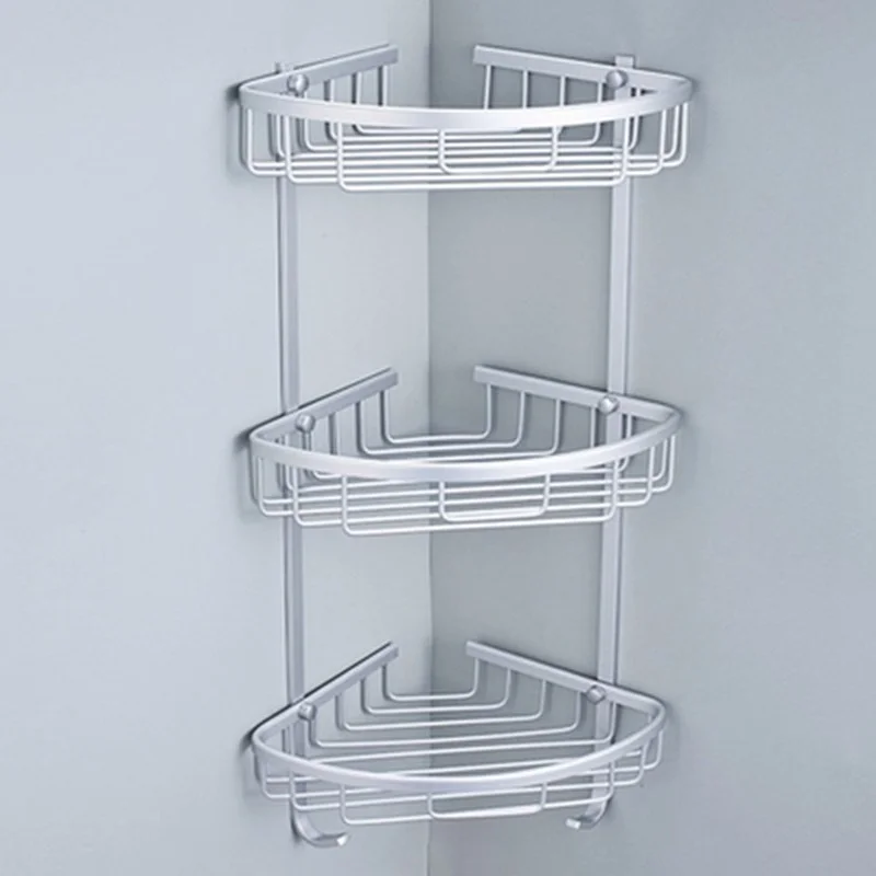 Bathroom Shelves Aluminum Shower Triangular Rack Storage Corner Shelf For Shampoo Soap Cosmetic Basket Holder 2/3 Layer
Bathroom Shelves Aluminum Shower Triangular Rack Storage Corner Shelf For Shampoo Soap Cosmetic Basket Holder 2/3 Layer