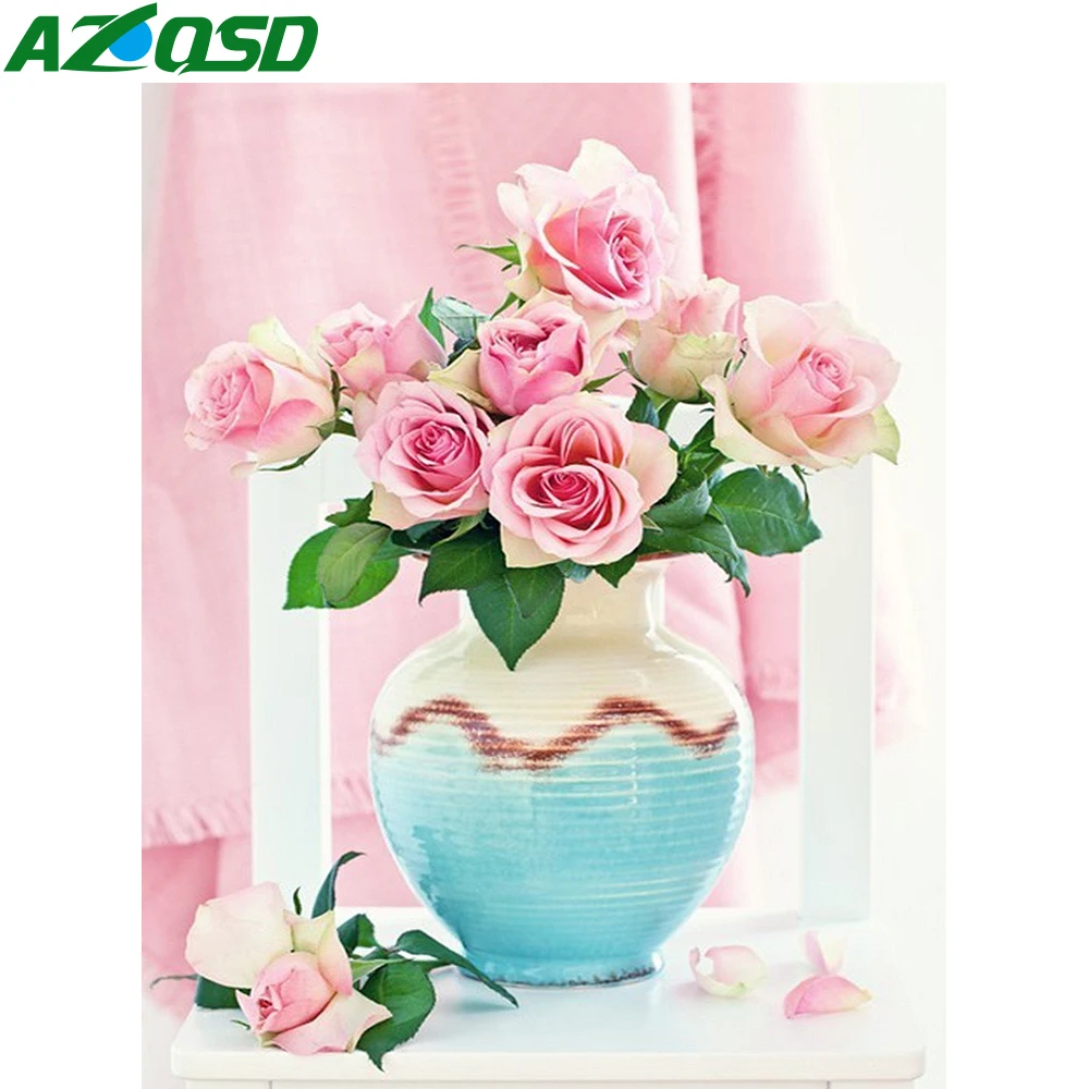 AZQSD Paint By Numbers For Adults Flower Rose HandPainted DIY Gift Drawing On Canvas Floral 60x75cm Framed Handmade Wall Art
AZQSD Paint By Numbers For Adults Flower Rose HandPainted DIY Gift Drawing On Canvas Floral 60x75cm Framed Handmade Wall Art