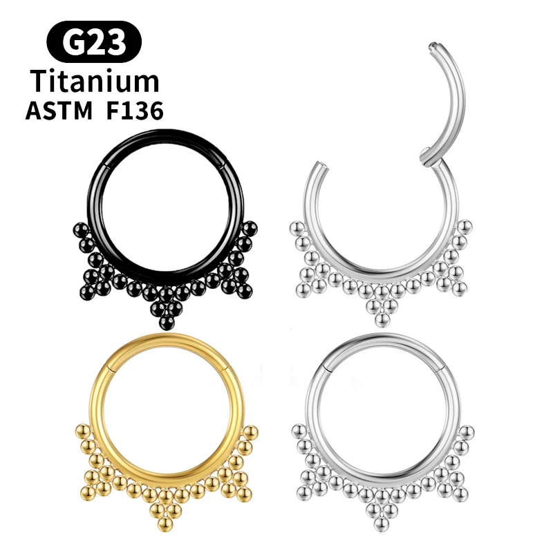 Piercing Titanium Gold Industrial Ball Nose Hoop Ring Tragus Tragus G23 Septum Earrings Cartilage Clicker Women Body Jewelry
Piercing Titanium Gold Industrial Ball Nose Hoop Ring Tragus Tragus G23 Septum Earrings Cartilage Clicker Women Body Jewelry