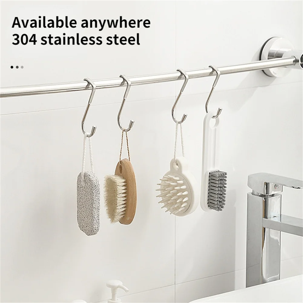 Stainless Steel Hook Double S-Shape No Punch Hook Kitchen Bathroom Cabinet Coat Towel Storage Hanger Multi-Purpose Hooks
Stainless Steel Hook Double S-Shape No Punch Hook Kitchen Bathroom Cabinet Coat Towel Storage Hanger Multi-Purpose Hooks