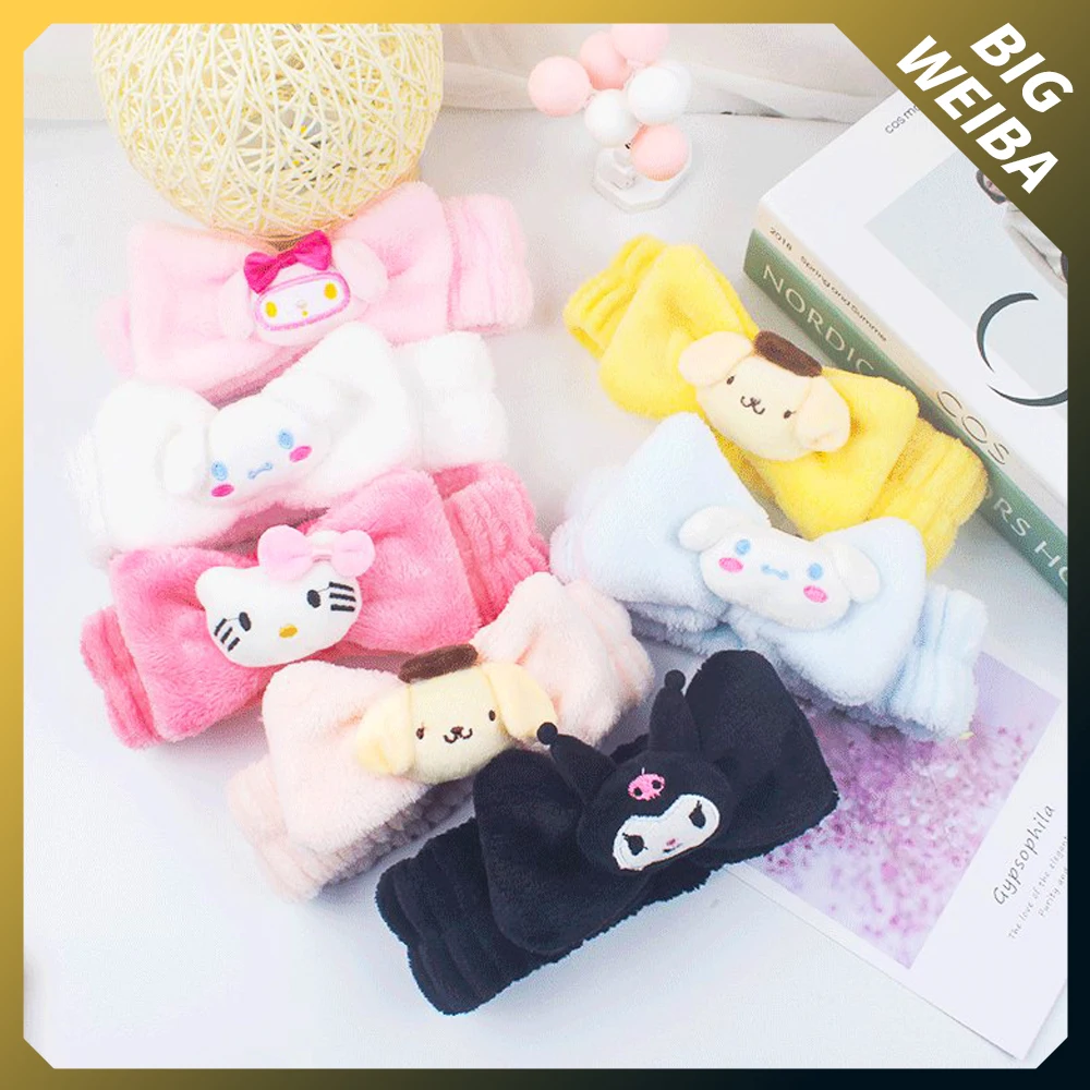 Милая повязка на голову Sanrios Melody Kuromi Kittys Cinnamorol для нанесения макияжа и мытья лица Корейская эластичная повязка на голову мультяшный плюшевы...
Милая повязка на голову Sanrios Melody Kuromi Kittys Cinnamorol для нанесения макияжа и мытья лица Корейская эластичная повязка на голову мультяшный плюшевы...