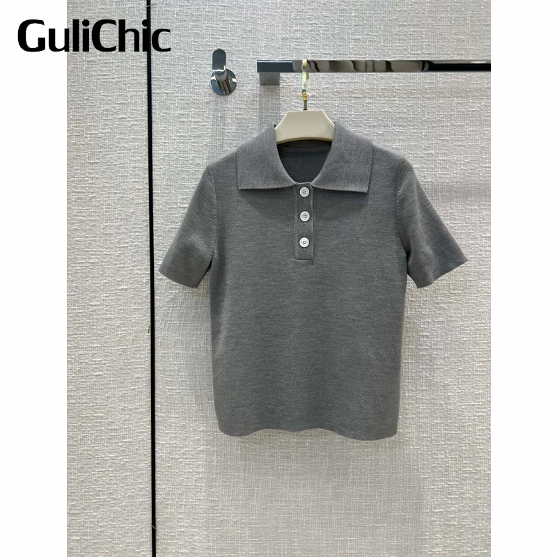 4.9 GuliChic Soft Comfortable Slim Knitwear Women Embroidery Wool Knitted Short Sleeve Pullover
4.9 GuliChic Soft Comfortable Slim Knitwear Women Embroidery Wool Knitted Short Sleeve Pullover