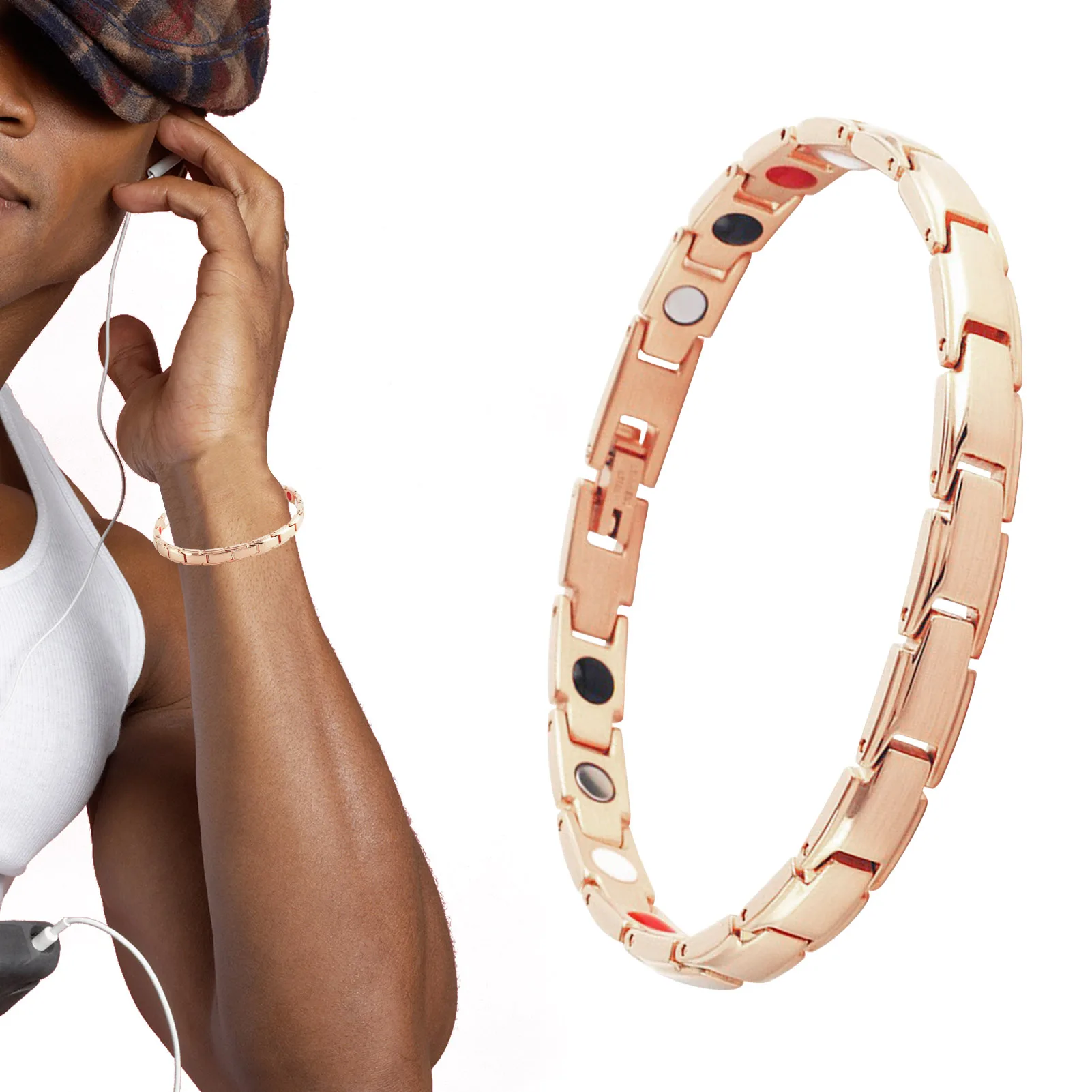 Health Bracelet Magnetic Bracelet Electroplating Process Modern Polished Detail Strips Health Bracelet Showcase Personality And
Health Bracelet Magnetic Bracelet Electroplating Process Modern Polished Detail Strips Health Bracelet Showcase Personality And