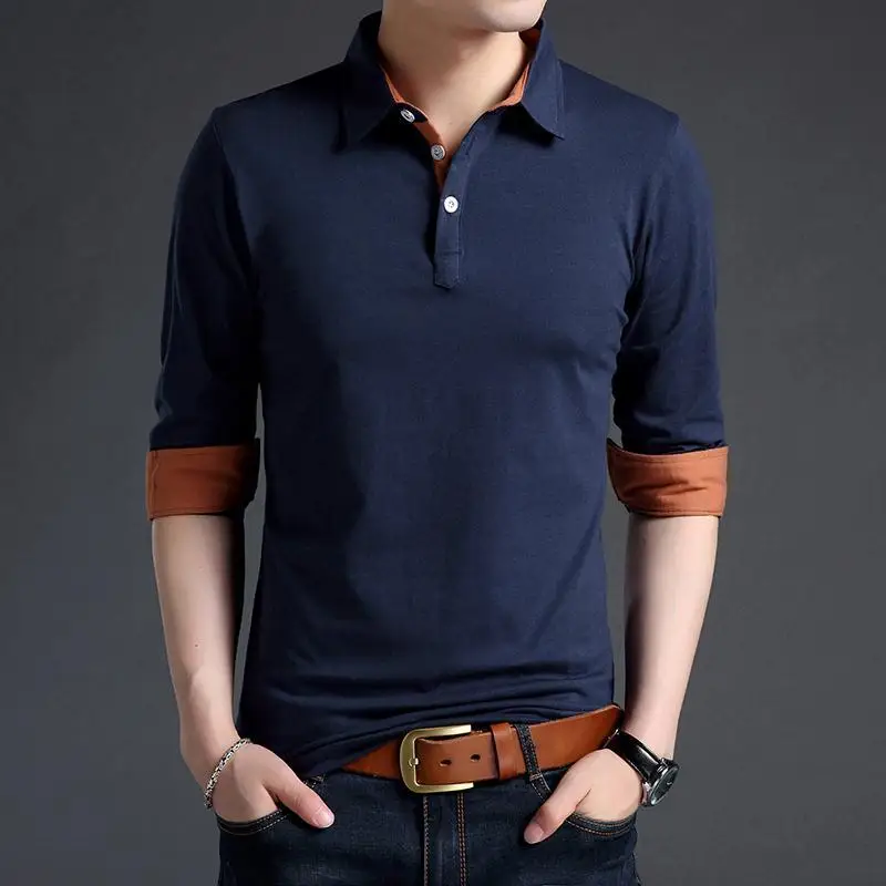 Korean Fashion Men Long Sleeve Polo Shirts Spring Autumn New T-shirt Loose Versatile Male Clothes Business Casual Cotton Tops
Korean Fashion Men Long Sleeve Polo Shirts Spring Autumn New T-shirt Loose Versatile Male Clothes Business Casual Cotton Tops