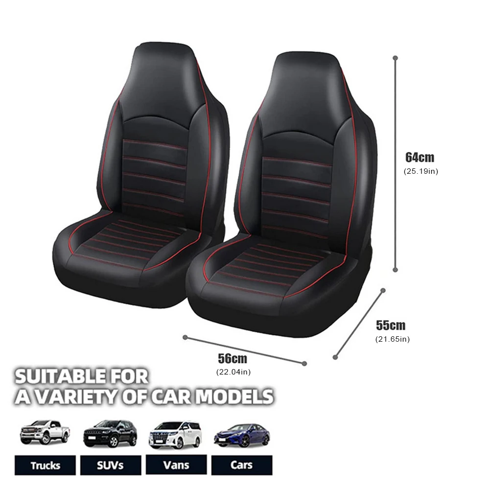 Car Seat Cover Protector PU Leather Universal Car Front Seat Covers Accessori High Bucket Automobile Back Cushion Auto Interior
Car Seat Cover Protector PU Leather Universal Car Front Seat Covers Accessori High Bucket Automobile Back Cushion Auto Interior