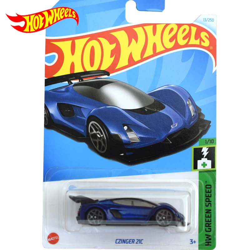 

2024 Original Hot Wheels Car CZINGER 21C Children Toys for Boys Kid 1/64 Diecast Alloy Model Carro Juguete Collection Gift C4982