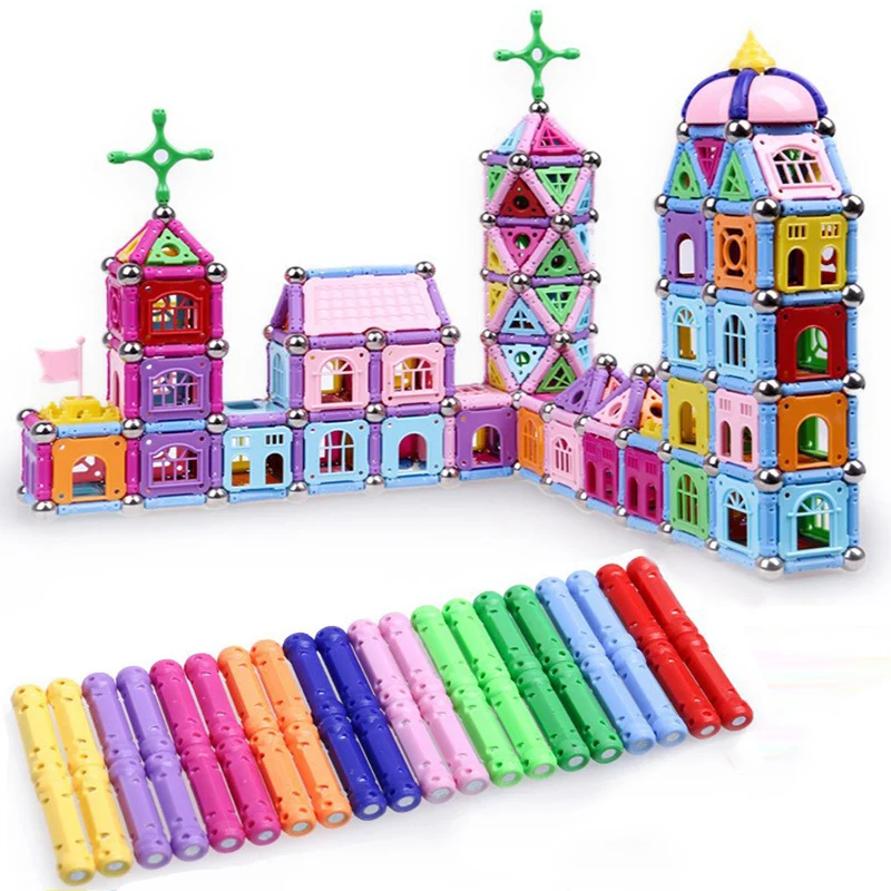 DIY puzzle colorful creative building blocks magnetic rod steel ball magnetic building design set modeling building toys childre
DIY puzzle colorful creative building blocks magnetic rod steel ball magnetic building design set modeling building toys childre
