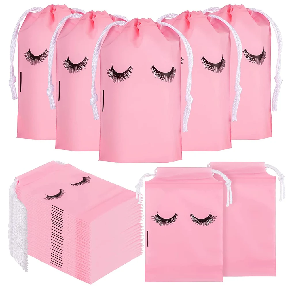 30PCS Eyelash Aftercare Bags Plastic Drawstring Lash Bag Toiletry Eyebrow Makeup Pouch Reusable Cosmetic Travel Beauty Supplies
30PCS Eyelash Aftercare Bags Plastic Drawstring Lash Bag Toiletry Eyebrow Makeup Pouch Reusable Cosmetic Travel Beauty Supplies