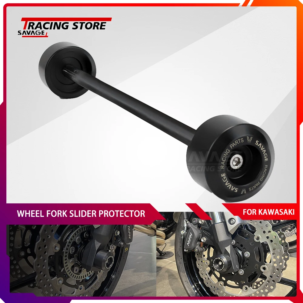 1PC Front Axle Fork Crash Slider Motorcycle Wheel Protecto For KAWASAKI Z900RS Z900 KLE650 VERSYS Fall Protection Accessories
1PC Front Axle Fork Crash Slider Motorcycle Wheel Protecto For KAWASAKI Z900RS Z900 KLE650 VERSYS Fall Protection Accessories
