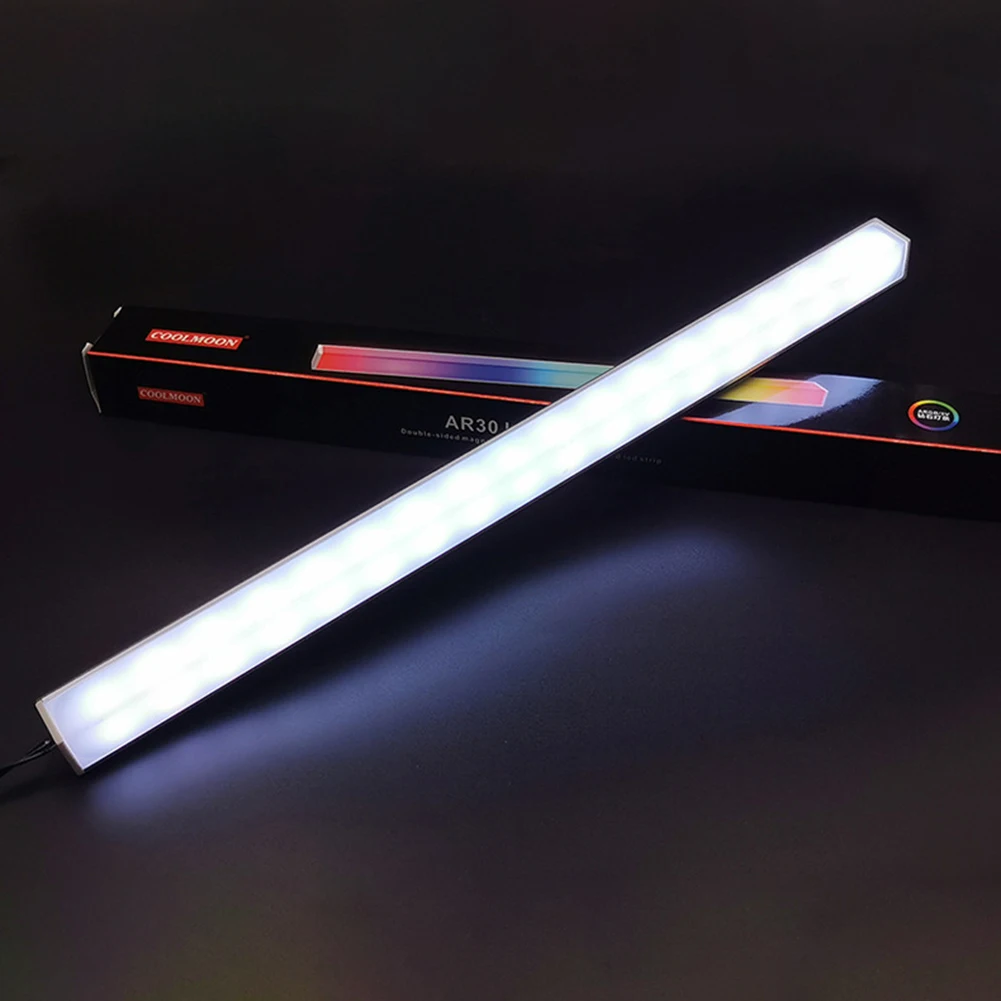 COOLMOON 30 см, алюминиевая фотовспышка, RGB светодиодсветодиодный цветная атмосферная лампа шасси
COOLMOON 30 см, алюминиевая фотовспышка, RGB светодиодсветодиодный цветная атмосферная лампа шасси