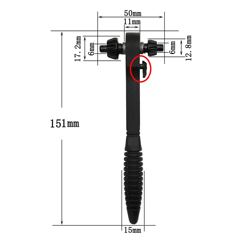 2 In 1 Drill Chuck Key Wrench Ratchet Spanner Universal 150mm 12.8/17.2mm Head For Electric Drill Power Tools Accessories
2 In 1 Drill Chuck Key Wrench Ratchet Spanner Universal 150mm 12.8/17.2mm Head For Electric Drill Power Tools Accessories