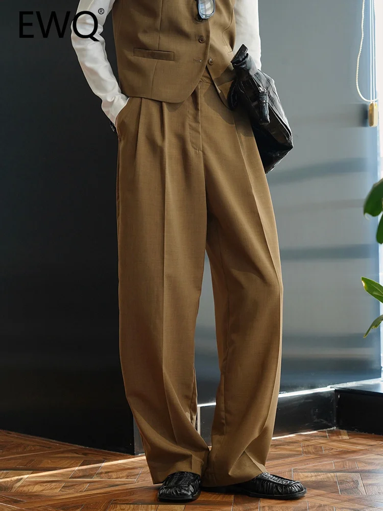 EWQ High Waist Simplicity Loose Pants For Women Solid Straight Linen Wide Leg Trousers Fashion Clothing 2023 Autumn New 26D4958
EWQ High Waist Simplicity Loose Pants For Women Solid Straight Linen Wide Leg Trousers Fashion Clothing 2023 Autumn New 26D4958