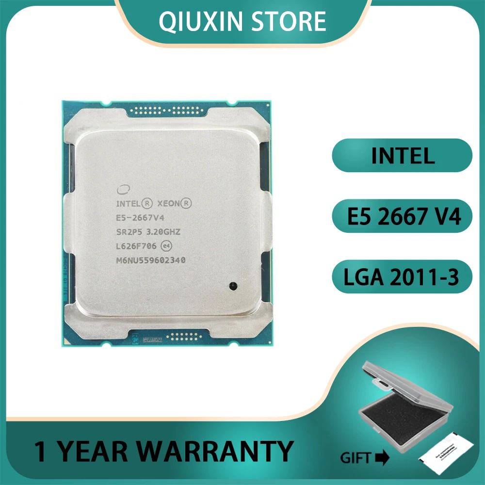 Процессор INTEL XEON E5 2667 V4, 8 ядер, 3,2 ГГц, 25 Мб, Кэш-память L3, 135 Вт, SR2P5 LGA 2011-3
Процессор INTEL XEON E5 2667 V4, 8 ядер, 3,2 ГГц, 25 Мб, Кэш-память L3, 135 Вт, SR2P5 LGA 2011-3