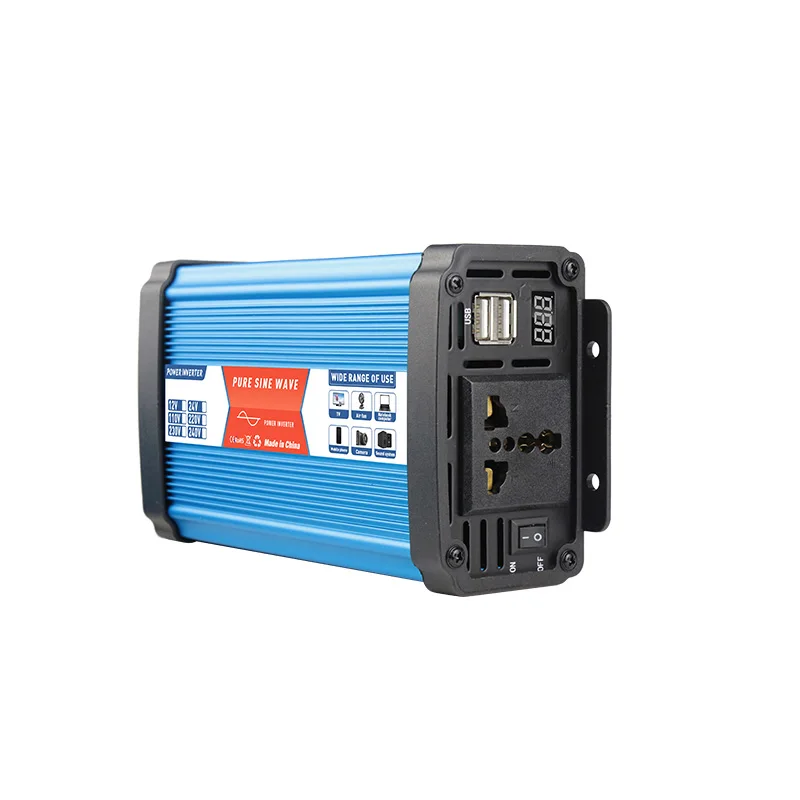 1000W/1500W Peak Car Inverters Pure Sine Wave Solar Power DC 12/24V To AC 110V/220V Voltage Transformer Charging Converter
1000W/1500W Peak Car Inverters Pure Sine Wave Solar Power DC 12/24V To AC 110V/220V Voltage Transformer Charging Converter