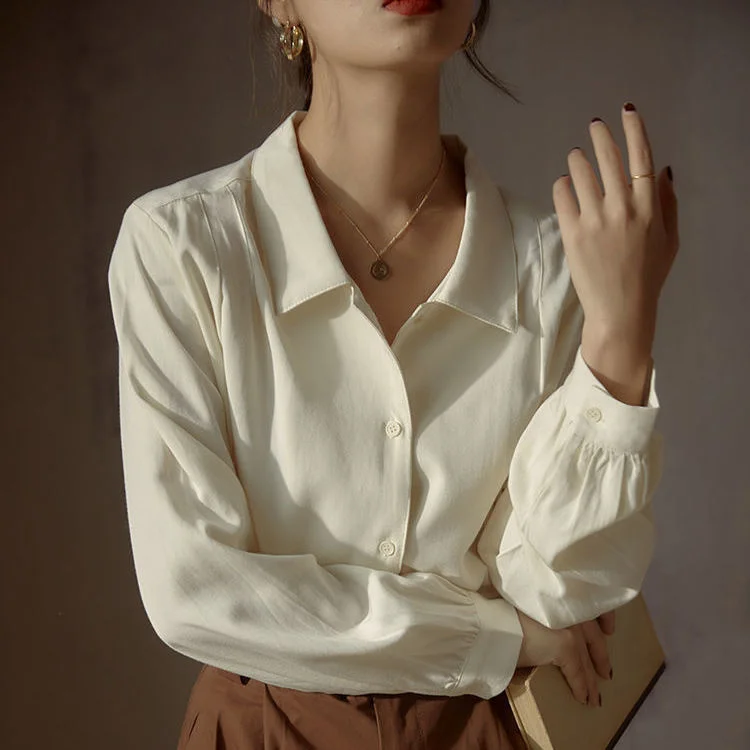 2022 New Spring Luxury Designer Women's Elegant White Blouse Long Sleeve Shirts For Women Fashion Tops Chic Woman Blouse Tunics
2022 New Spring Luxury Designer Women's Elegant White Blouse Long Sleeve Shirts For Women Fashion Tops Chic Woman Blouse Tunics