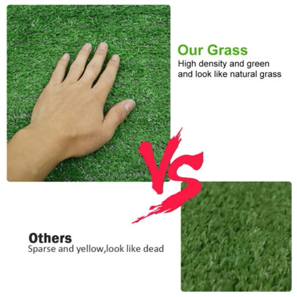 Garden Golf Course School Artificial Grass Mat Decoration Floor Landscape Lawn Outdoor PP + PE Synthetic 1pc DIY
Garden Golf Course School Artificial Grass Mat Decoration Floor Landscape Lawn Outdoor PP + PE Synthetic 1pc DIY