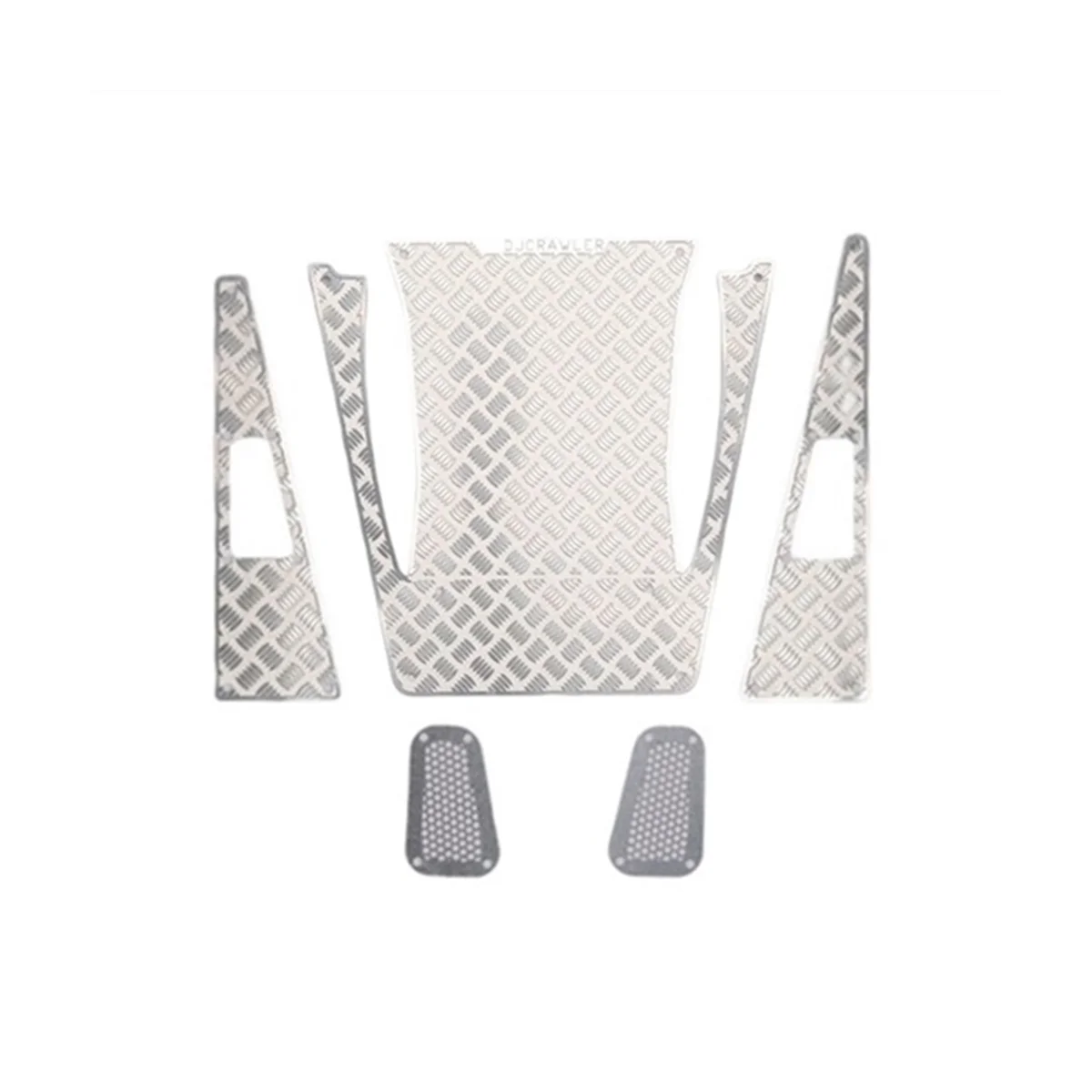 Металлическая стальная противоскользящая пластина, декоративный лист, решетчатая Накладка для TRX4M 1/18, обновленные детали для радиоуправляемых автомобилей, 1
Металлическая стальная противоскользящая пластина, декоративный лист, решетчатая Накладка для TRX4M 1/18, обновленные детали для радиоуправляемых автомобилей, 1