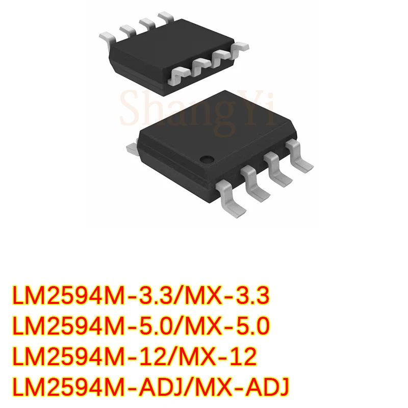 

10PCS/LOT New original LM2594MX 3.3 LM2594M 5.0 12 ADJ SOP8 switching chip