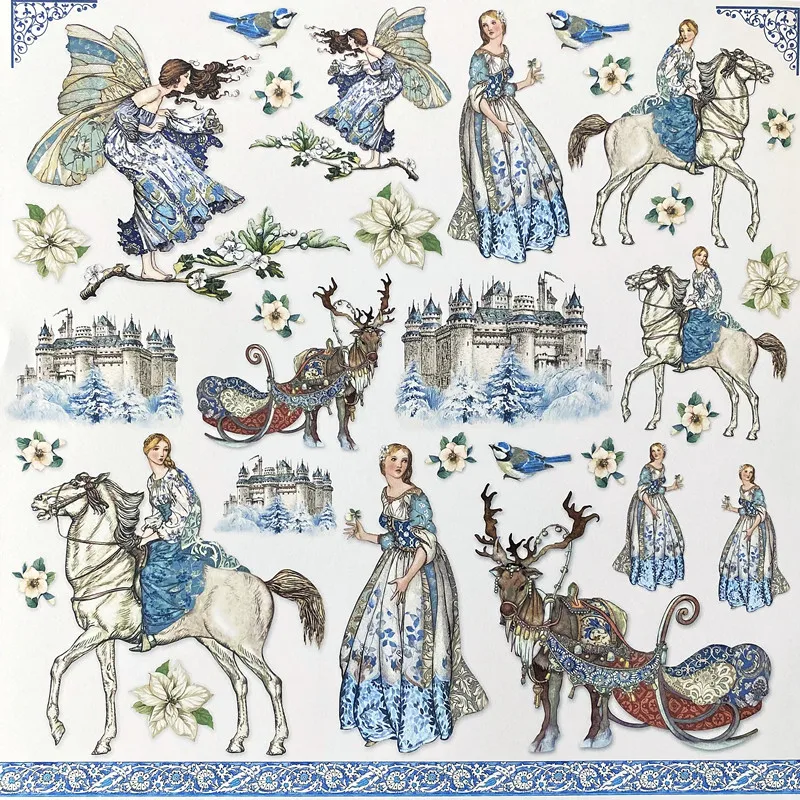 Junkjournal Vintage Hand Account Stickers Decorative Material Retro Mysterious Blue Dream Style Princess DIY Stationery Stickers
Junkjournal Vintage Hand Account Stickers Decorative Material Retro Mysterious Blue Dream Style Princess DIY Stationery Stickers