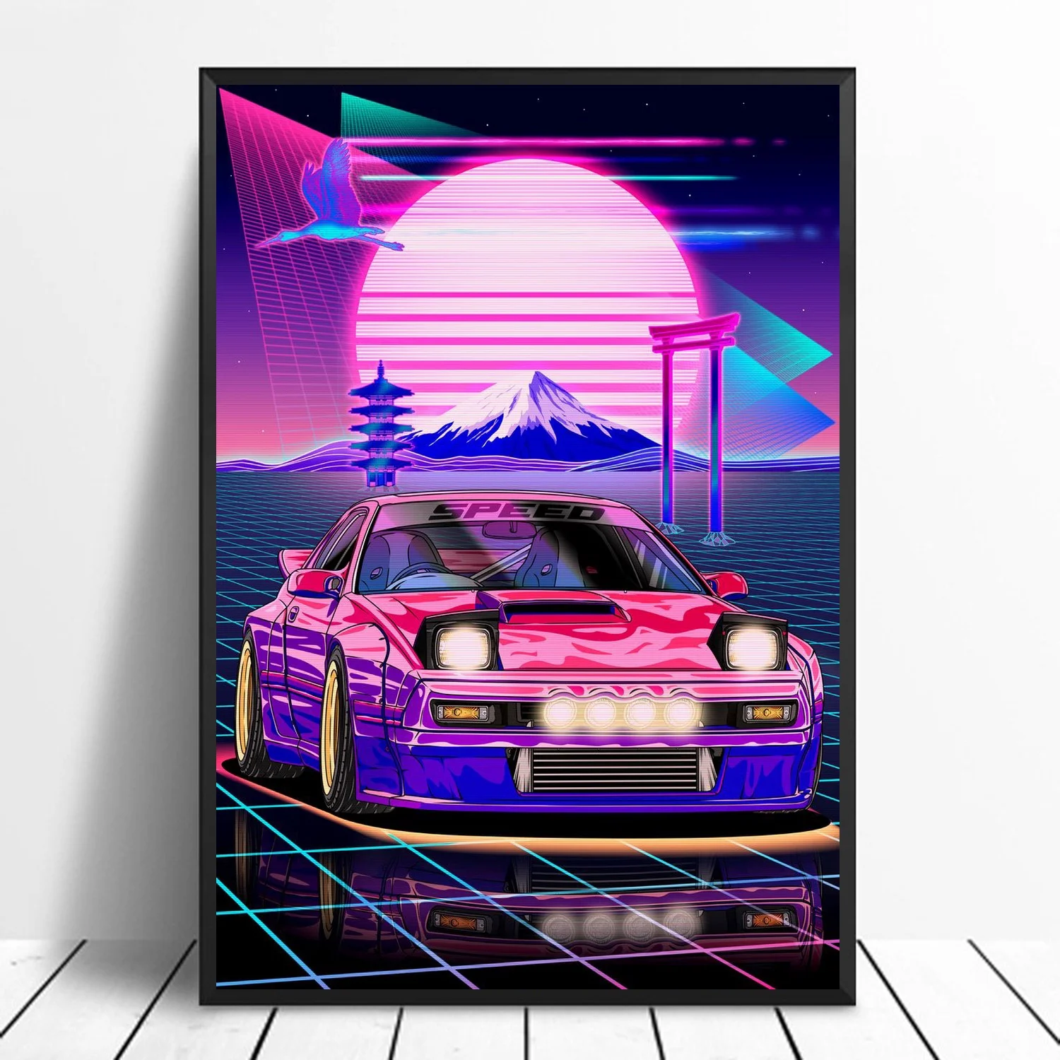 Уличный гоночный неоновый постер в Токио для Nissan GTR Synthwave 80-х, декоративный художественный постер, домашний декор, Настенный декор, настенное...
Уличный гоночный неоновый постер в Токио для Nissan GTR Synthwave 80-х, декоративный художественный постер, домашний декор, Настенный декор, настенное...