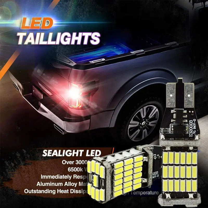 2pcs 12-24V 5.5W LED Car Tail Bulb Brake Light Reverse Lamp Auto Claerance Wedge Side Reverse Lamps Daytime Running Signal Light
2pcs 12-24V 5.5W LED Car Tail Bulb Brake Light Reverse Lamp Auto Claerance Wedge Side Reverse Lamps Daytime Running Signal Light
