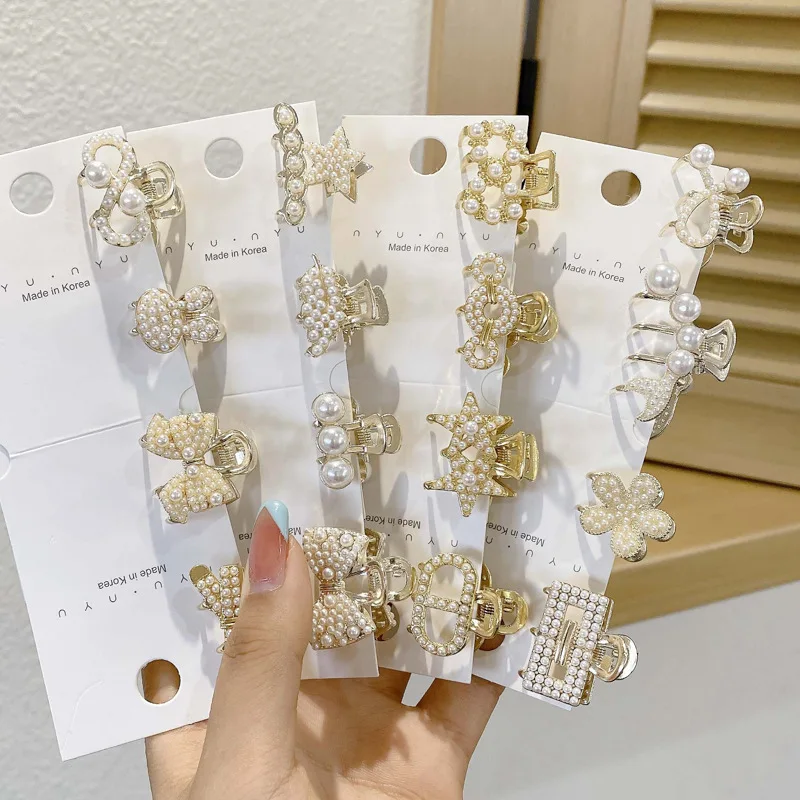 Мини-аксессуары для волос в жемчужном стиле для девочек заколки для волос модные Инструменты для укладки волос заколки-крабы головной убор ... 
Мини-аксессуары для волос в жемчужном стиле для девочек заколки для волос модные Инструменты для укладки волос заколки-крабы головной убор ...