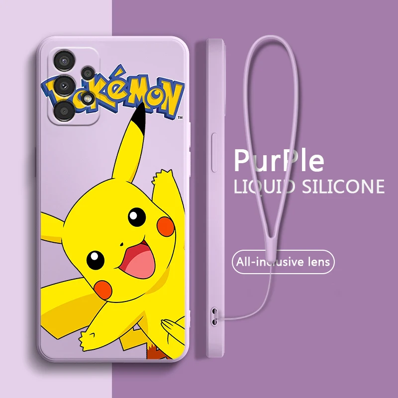 Pikachu cute Anime For Samsung A73 A72 A54 A53 A52S A42 A34 A33 A32 A23 A22 A14 A13 A12 Lite Liquid Rope Phone Case
Pikachu cute Anime For Samsung A73 A72 A54 A53 A52S A42 A34 A33 A32 A23 A22 A14 A13 A12 Lite Liquid Rope Phone Case