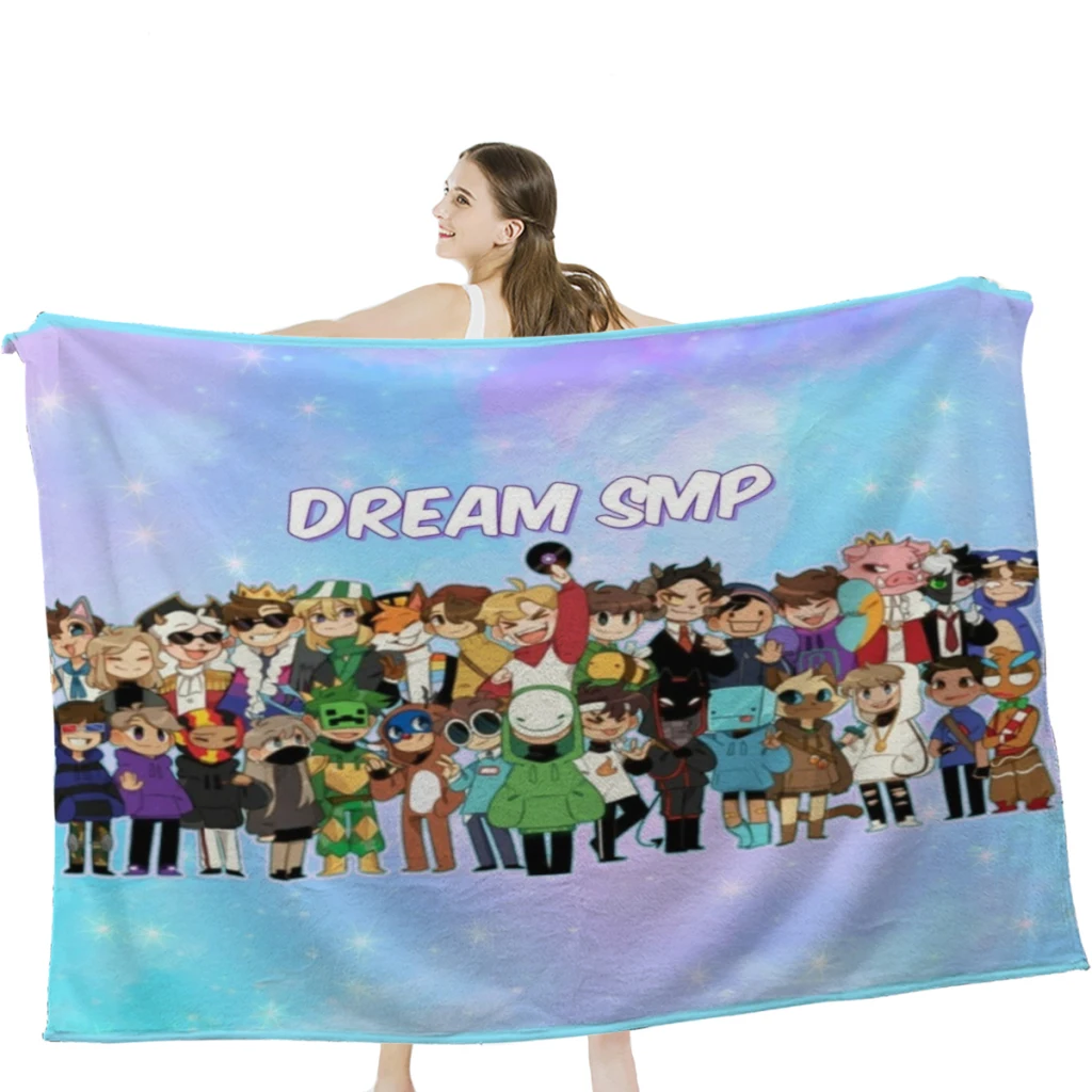 DREAM SMP Throw Blanket Soft Velvet Blanket Camping Bedding Blanket Cold Cinema or Travel
DREAM SMP Throw Blanket Soft Velvet Blanket Camping Bedding Blanket Cold Cinema or Travel