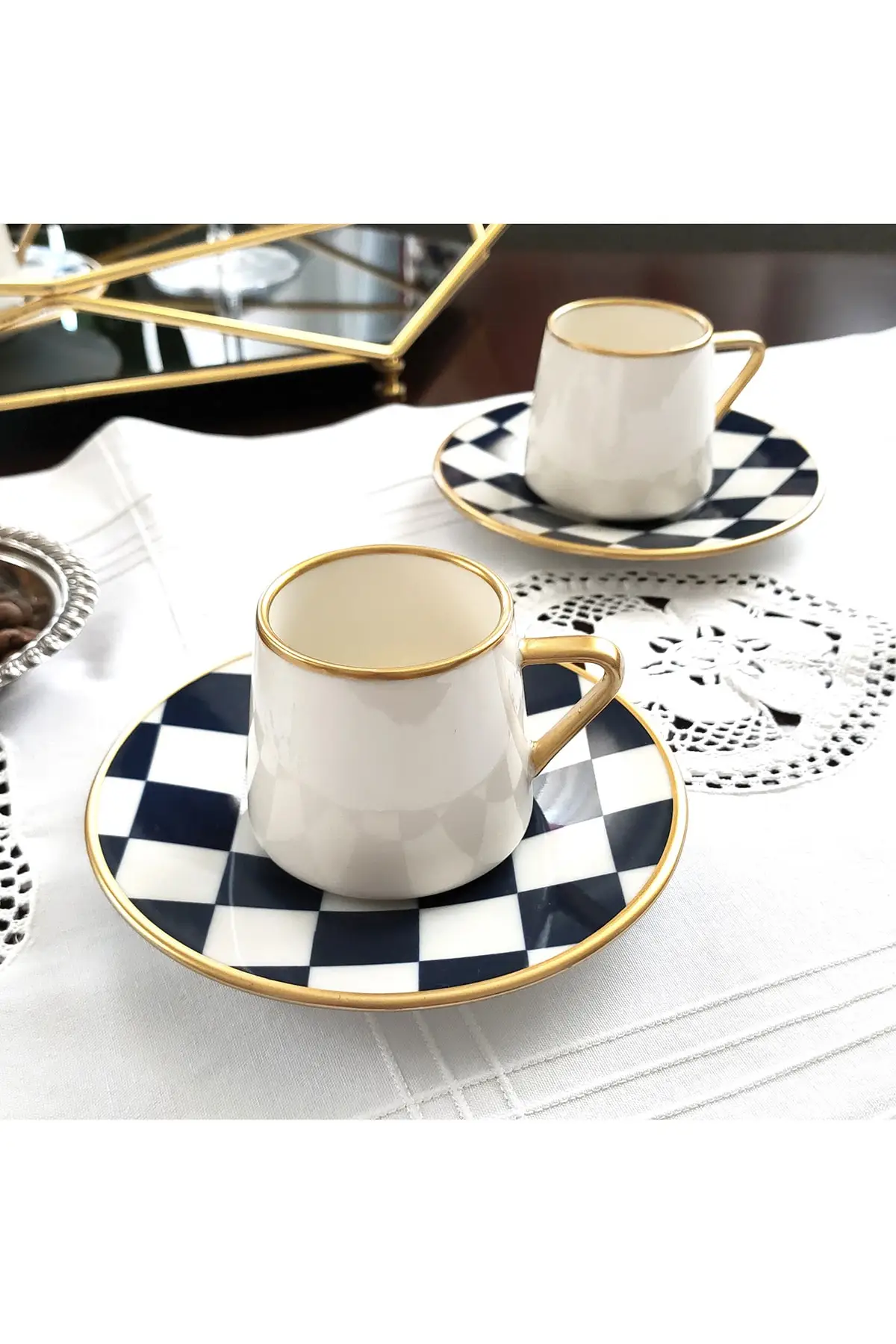 Amazing Turkish Greek Arabic Coffee & Espresso Cup Set Pera 6 Gilded Coffee Cup Set
Amazing Turkish Greek Arabic Coffee & Espresso Cup Set Pera 6 Gilded Coffee Cup Set