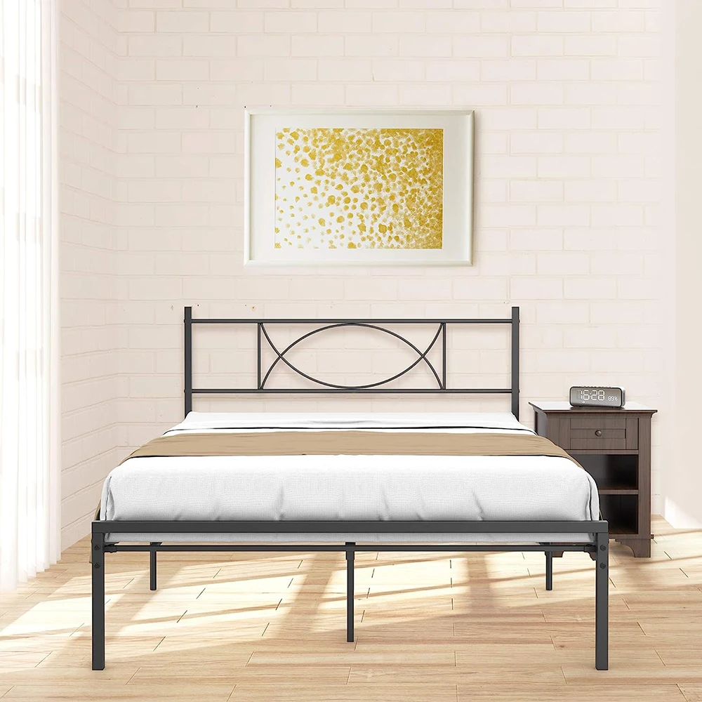 Full Size Bed Frame No Box Spring Needed Platform Kids Bed Frame with Headboard Heavy Duty Steel Bed Slats Support
Full Size Bed Frame No Box Spring Needed Platform Kids Bed Frame with Headboard Heavy Duty Steel Bed Slats Support