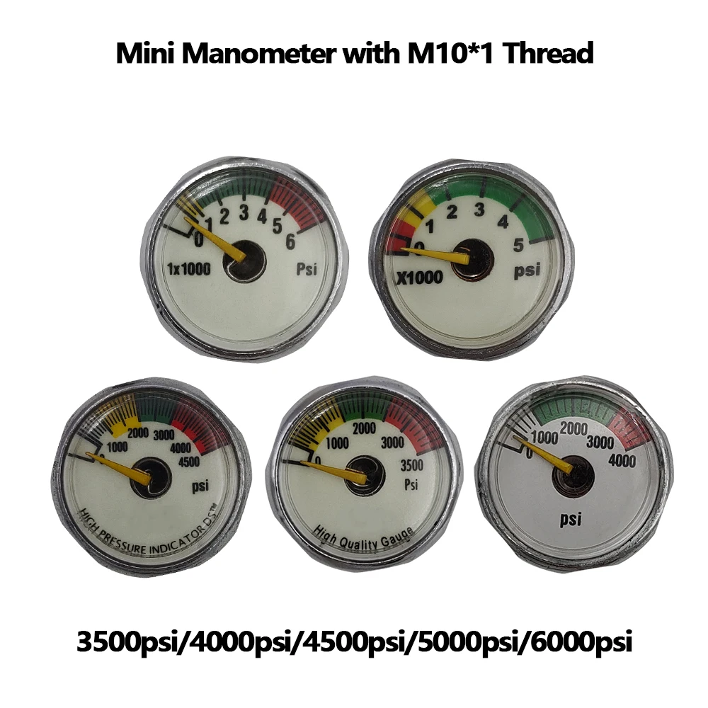 High Pressure Mini Micro Pressure Gauges Manometre Small Profile Manometer 600/3500PSI,4000PSI,4500PSI,5000PSI,6000PSI,1 Piece 
High Pressure Mini Micro Pressure Gauges Manometre Small Profile Manometer 600/3500PSI,4000PSI,4500PSI,5000PSI,6000PSI,1 Piece