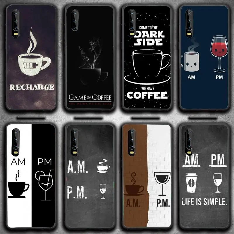 AM PM Coffee Love With Heart Phone Case For Huawei G7 G8 P7 P8 P9 P10 P20 P30 Lite Mini Pro P Smart Plus Cove Fundas
AM PM Coffee Love With Heart Phone Case For Huawei G7 G8 P7 P8 P9 P10 P20 P30 Lite Mini Pro P Smart Plus Cove Fundas