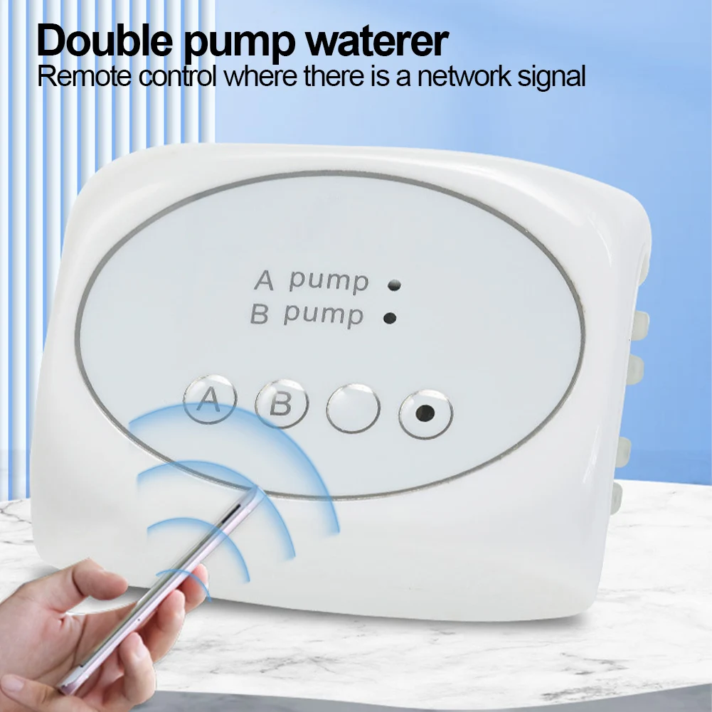 WiFi Irrigation Timing Controller Plant Automatic Drip Irrigation System Kit Dual Pump Remote Mobile Phone Control for Household
WiFi Irrigation Timing Controller Plant Automatic Drip Irrigation System Kit Dual Pump Remote Mobile Phone Control for Household