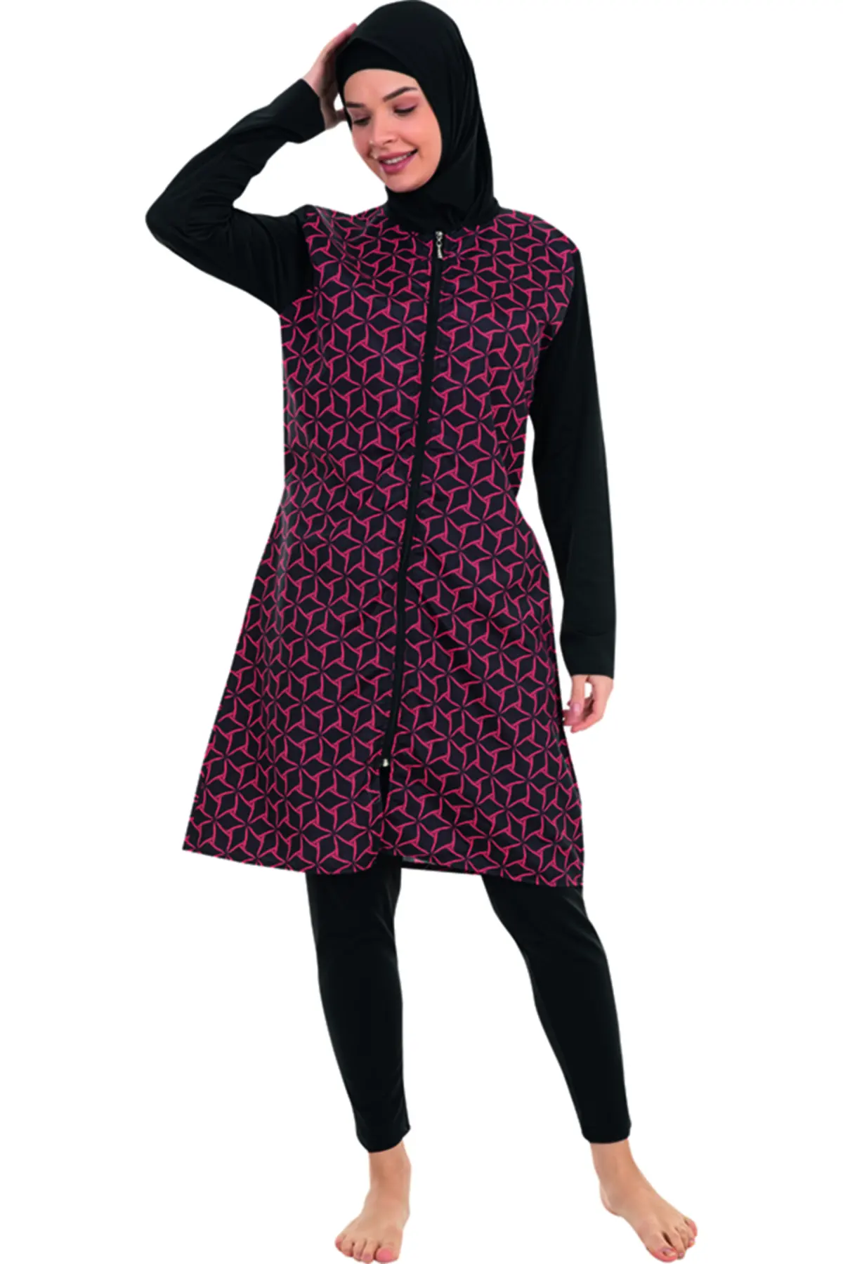 Muslim Burkinis Zippered Color oply cloed Quick Dry Swimwear Modest Summer Clothing Hijab Sport Swimsuit
Muslim Burkinis Zippered Color oply cloed Quick Dry Swimwear Modest Summer Clothing Hijab Sport Swimsuit