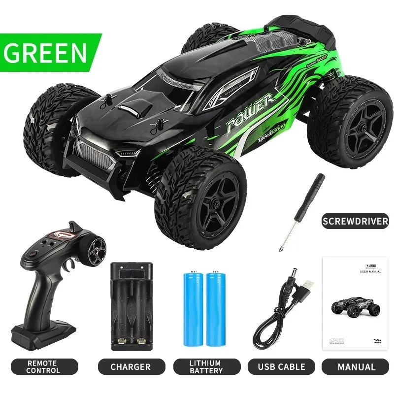 

NEW 2.4G RC car 4WD RC Cars Radio Control 1:16 Buggy Off-Road Toys model 36km/h High Speed Car IPX4 Waterproof