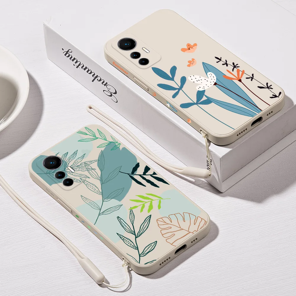 Flower Leaf Phone Case For Xiaomi 12 lite 5G 12T 11T Pro Mi 11 lite 5g ne 12X 12 pro 12s ultra Silicone Cover Case with lanyard
Flower Leaf Phone Case For Xiaomi 12 lite 5G 12T 11T Pro Mi 11 lite 5g ne 12X 12 pro 12s ultra Silicone Cover Case with lanyard