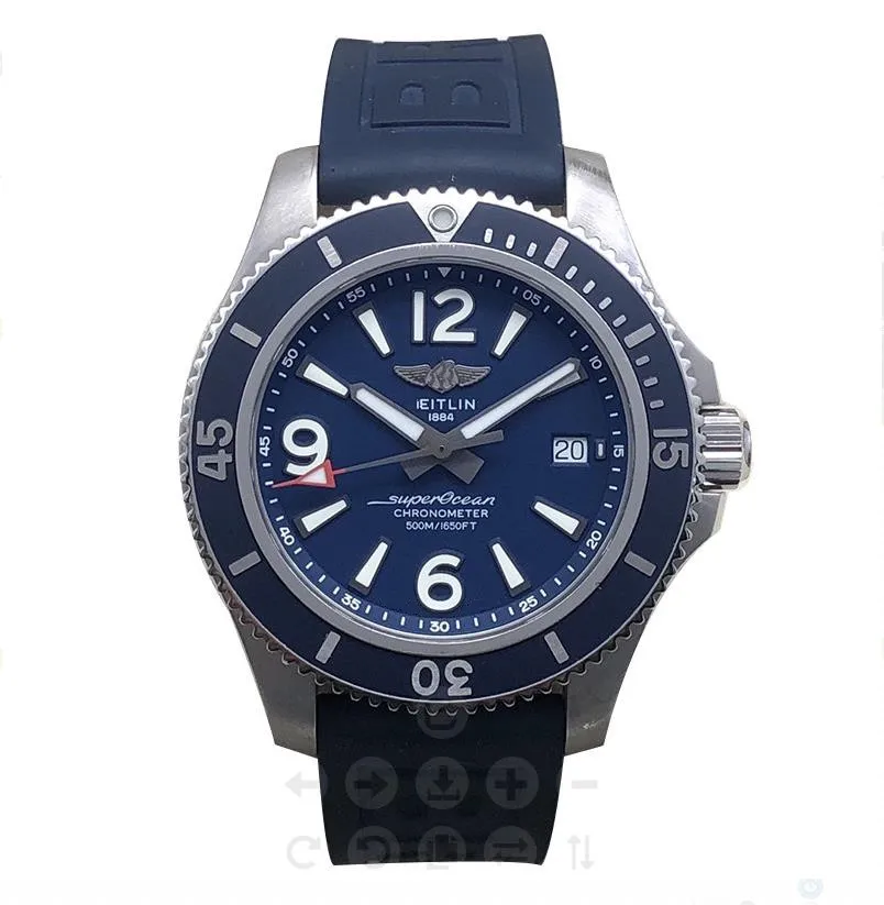 New Breitling Super Ocean Series Men's Watch 43mm Dial Fashion Sports Watch High Quality Strap Quartz Luxury Watch Reloj Hombre
New Breitling Super Ocean Series Men's Watch 43mm Dial Fashion Sports Watch High Quality Strap Quartz Luxury Watch Reloj Hombre