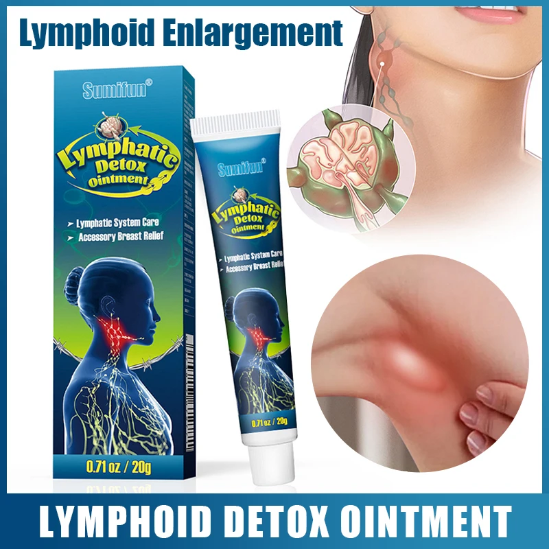 Lymphatic Detox Cream Ointment Effective Treament Neck Anti-Swelling Lymph Node Treatment Ointment Chest Lymph Medical Ointment
Lymphatic Detox Cream Ointment Effective Treament Neck Anti-Swelling Lymph Node Treatment Ointment Chest Lymph Medical Ointment