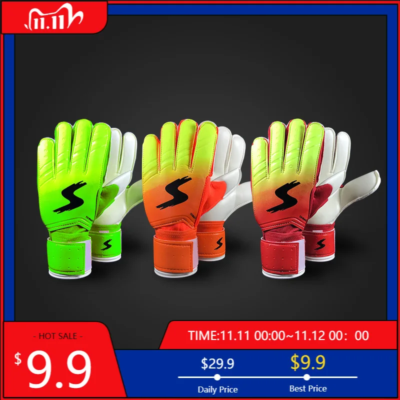 New Style Football Goalkeeper Gloves Gradient Color Latex Gloves with Finger Guard
New Style Football Goalkeeper Gloves Gradient Color Latex Gloves with Finger Guard