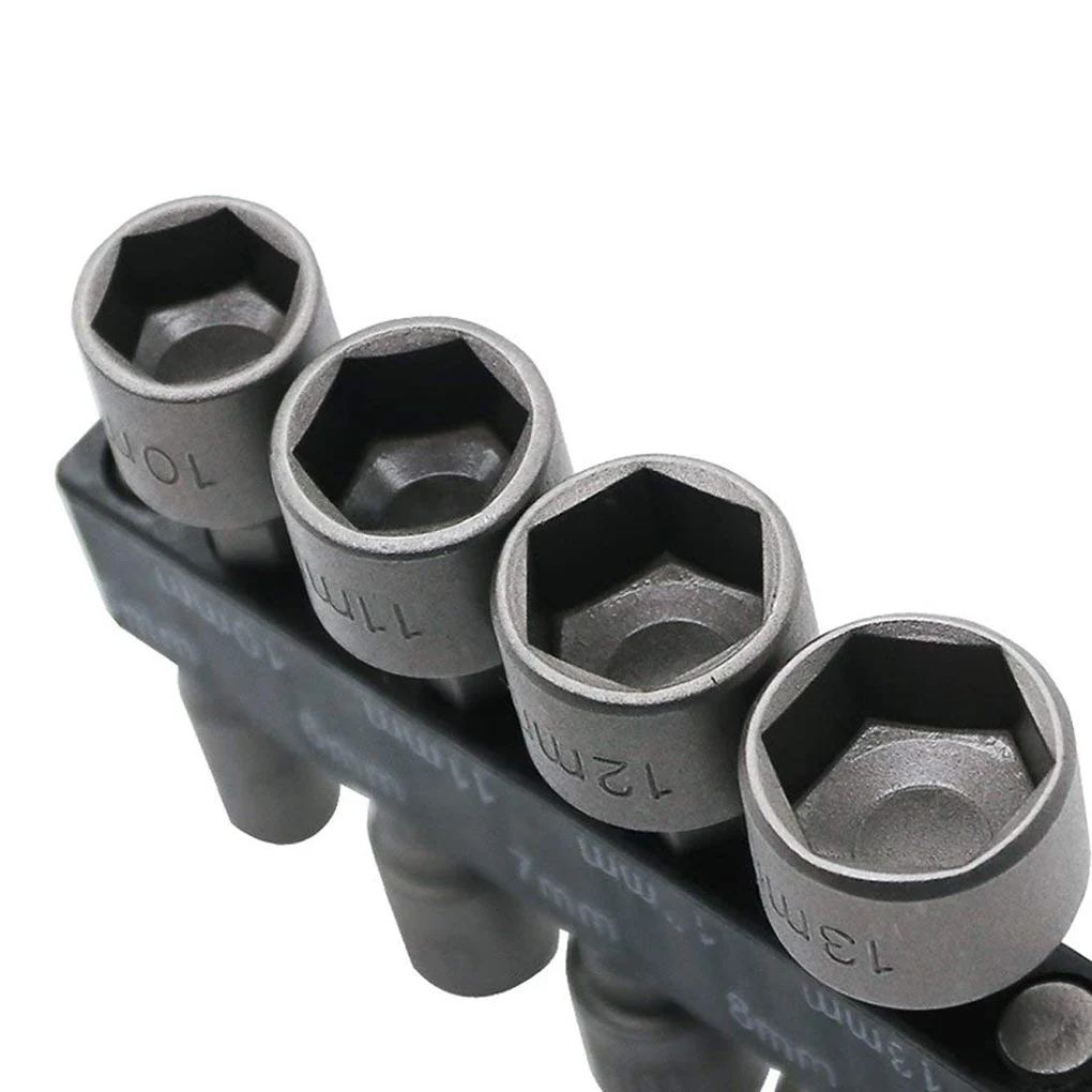 9pcs Bit Socket Screwdriver Wrench Set 5-13mm Hexagon Nut Driver Drill for Electric Screwdriver Handle Tools No Magnetic
9pcs Bit Socket Screwdriver Wrench Set 5-13mm Hexagon Nut Driver Drill for Electric Screwdriver Handle Tools No Magnetic
