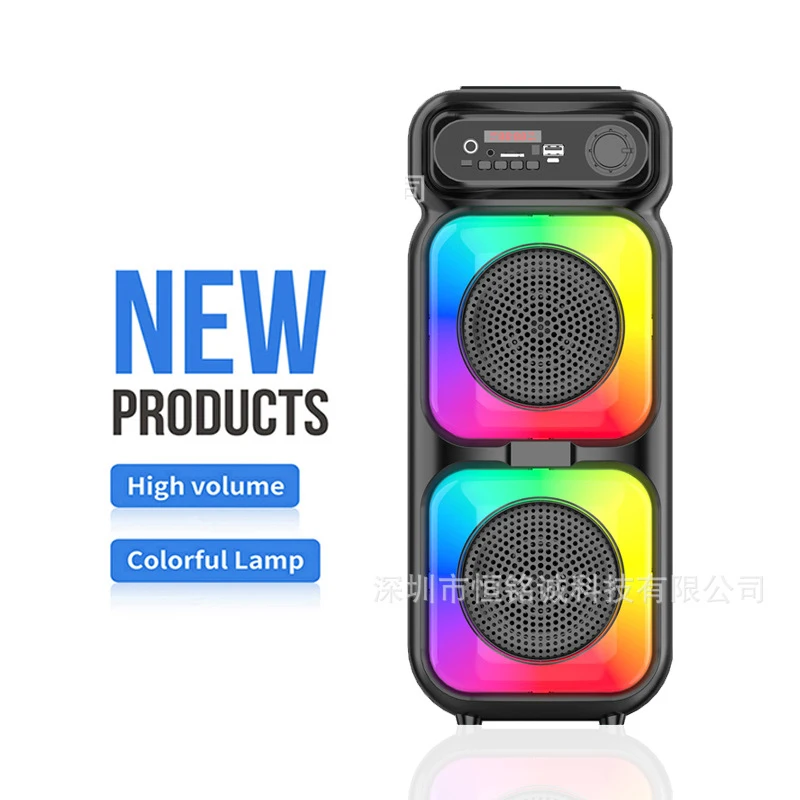 Dual 4 Inches Outdoor Trolley Fashion Portable Colorful Lighting Bluetooth Speaker Camping Party Box Caixa De Som Heavy Bass USB
Dual 4 Inches Outdoor Trolley Fashion Portable Colorful Lighting Bluetooth Speaker Camping Party Box Caixa De Som Heavy Bass USB