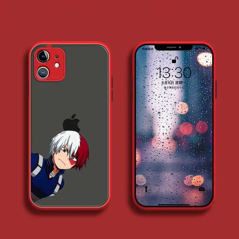 My Hero Academia Phone Case For iPhone 12 11 Mini Pro XR XS Max 7 8 Plus X Matte transparent White Cover
My Hero Academia Phone Case For iPhone 12 11 Mini Pro XR XS Max 7 8 Plus X Matte transparent White Cover