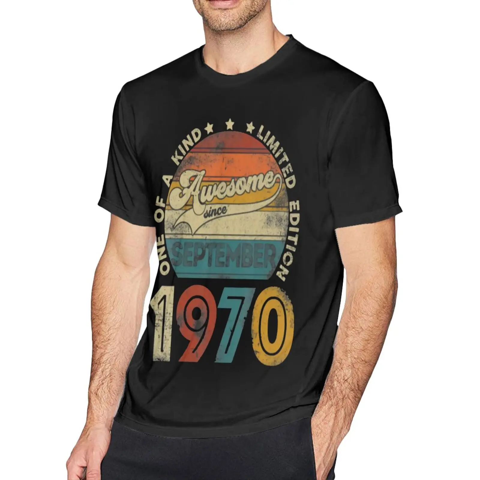 Мужская футболка 50-го сентября 1970 года, футболки, женская футболка, Топ манга, Мужская одежда, футболка оверсайз, женская футболка
Мужская футболка 50-го сентября 1970 года, футболки, женская футболка, Топ манга, Мужская одежда, футболка оверсайз, женская футболка