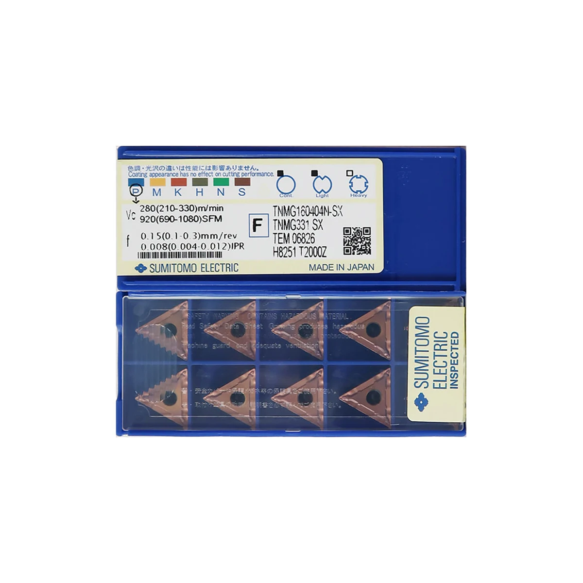 SUMITOMO 100% Original TNMG TNMG16 TNMG160404R UG AC830P TNMG160404N TNMG160404L HM AC6030M Medium Carbide Turning Inserts
SUMITOMO 100% Original TNMG TNMG16 TNMG160404R UG AC830P TNMG160404N TNMG160404L HM AC6030M Medium Carbide Turning Inserts