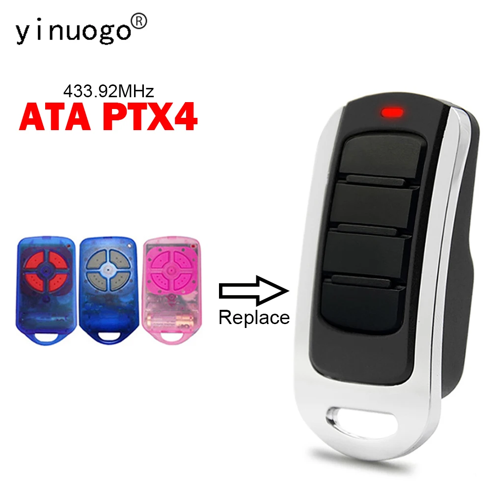 Clone ATA PTX4 Garage Door Remote Control Duplicator Gate Opener 433.92MHz Rolling Code ATA PTX-4 Remote Control Garage Command
Clone ATA PTX4 Garage Door Remote Control Duplicator Gate Opener 433.92MHz Rolling Code ATA PTX-4 Remote Control Garage Command