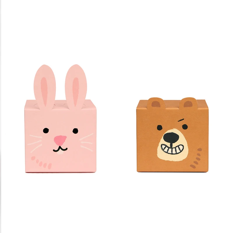 25/50Pcs Cute Bear Rabbit Candy Box DIY Wedding Favor Gift Box Cartoon Animal Packaging Bag Baby Shower Birthday Party Supplies
25/50Pcs Cute Bear Rabbit Candy Box DIY Wedding Favor Gift Box Cartoon Animal Packaging Bag Baby Shower Birthday Party Supplies