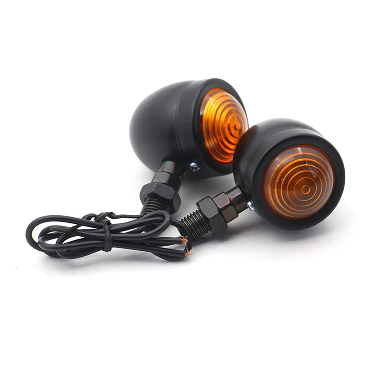 2PCS Bullet Metal Motorcycle Turn Signals Indicator Light Lamp for Harley Retro Motorcycle Lights R0L9
2PCS Bullet Metal Motorcycle Turn Signals Indicator Light Lamp for Harley Retro Motorcycle Lights R0L9