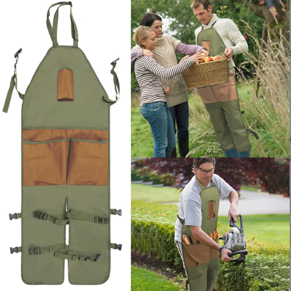 Garden Apron Split Leg Multi-Pocket Oxford Cloth Waterproof Garden Apron Adjustable Apron for Men and Women Gardening Carpentry
Garden Apron Split Leg Multi-Pocket Oxford Cloth Waterproof Garden Apron Adjustable Apron for Men and Women Gardening Carpentry
