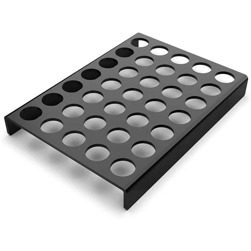 Акриловая стойка для хранения капсул кофе, стойка для хранения кофейных зерен, отделочный поднос для чашек кофейни, 35 отверстий 
Акриловая стойка для хранения капсул кофе, стойка для хранения кофейных зерен, отделочный поднос для чашек кофейни, 35 отверстий